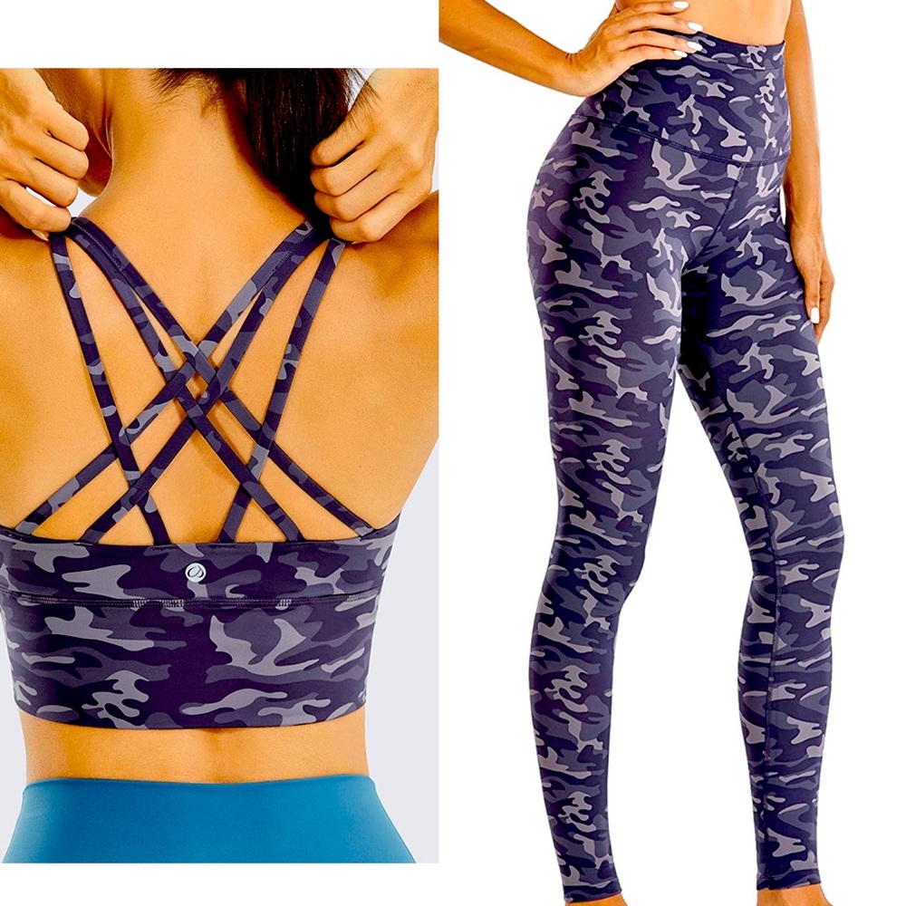 CRZ Yoga Ultra High Rise Legging & Longline Bra